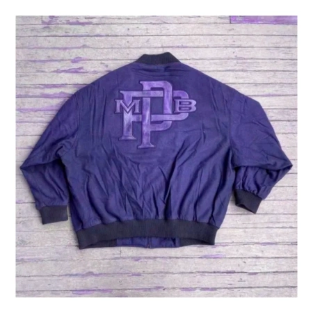 MB Pelle Pelle Purple Wool Jacket view 2