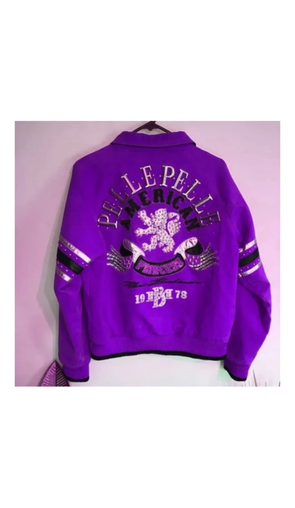 Pelle Pelle American Purple Wool Jacket