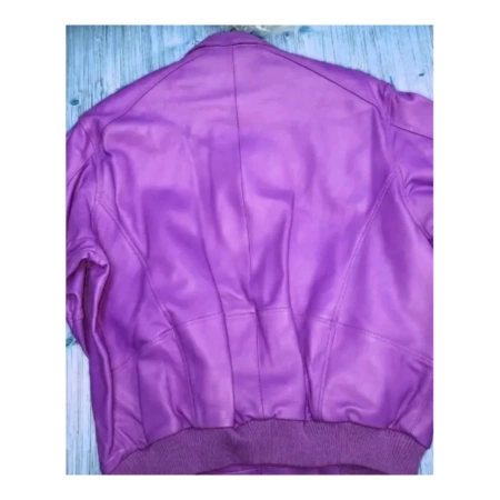 Pelle Pelle Plain Purple Leather Jacket view 2