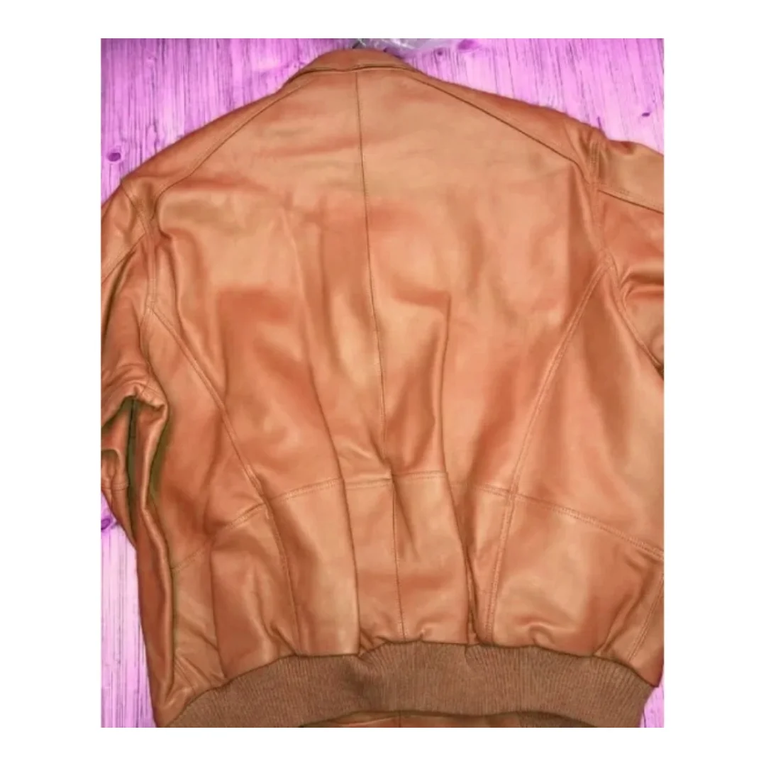 Pelle Pelle Plain Brown Leather Jacket view 2
