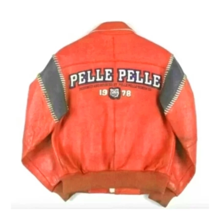 Bold Orange Pelle Pelle 1978 Leather Jacket view 2