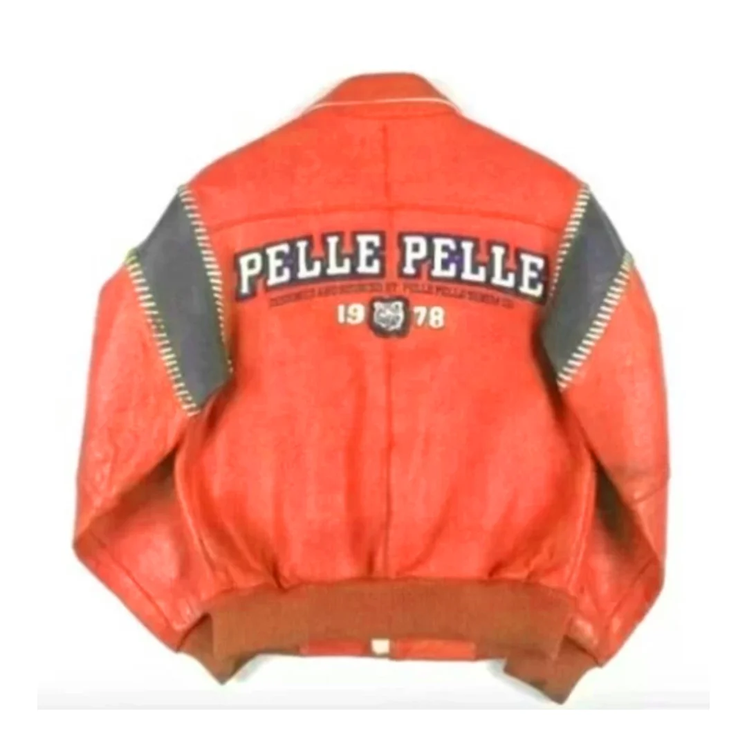 Bold Orange Pelle Pelle 1978 Leather Jacket view 2