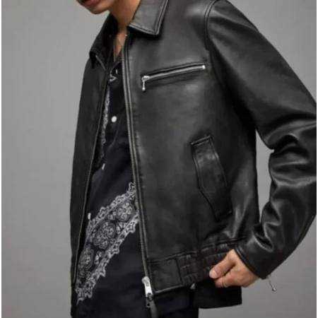 Pelle Pelle Men Black Gino Leather Jacket view 2