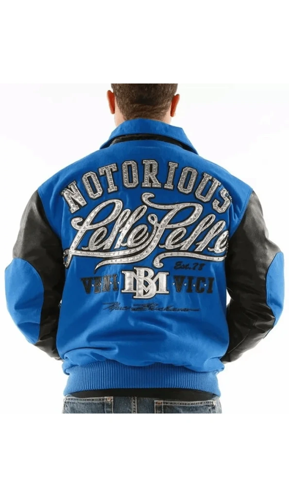 Pelle Pelle Blue Black Notorious Mb Jacket