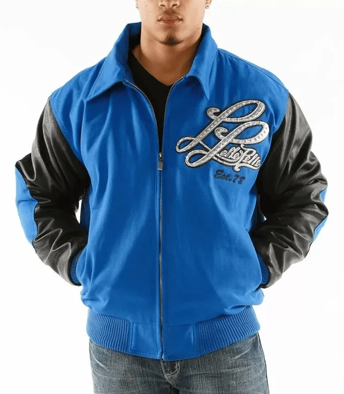 Pelle Pelle Blue Black Notorious Mb Jacket view 2