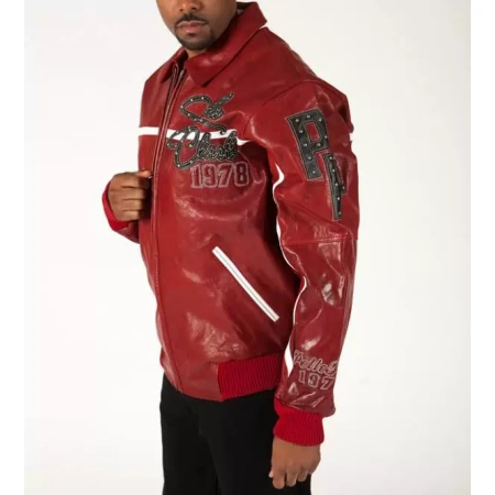Pelle Pelle Red 1978 Soda Club MB Jacket view 2