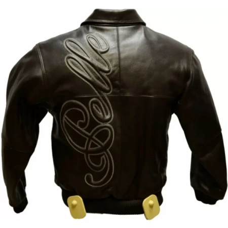 Pelle Pelle Dark Brown Bomber Leather Jacket view 2