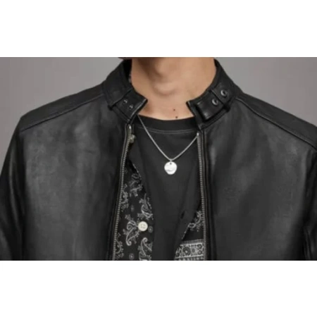 Pelle Pelle Men Black Tagg Leather Jacket view 2
