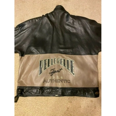 Authentic Pelle Pelle 1978 Sport Leather Jacket | Black And Coffee view 2