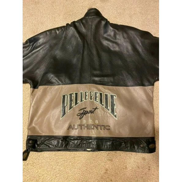 Authentic Pelle Pelle 1978 Sport Leather Jacket | Black And Coffee view 2