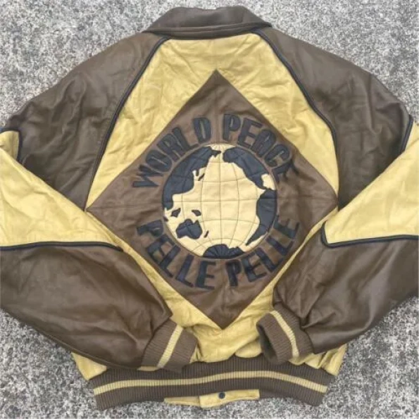 Pelle Pelle World Peace MB Leather Jacket | Men & Women view 2