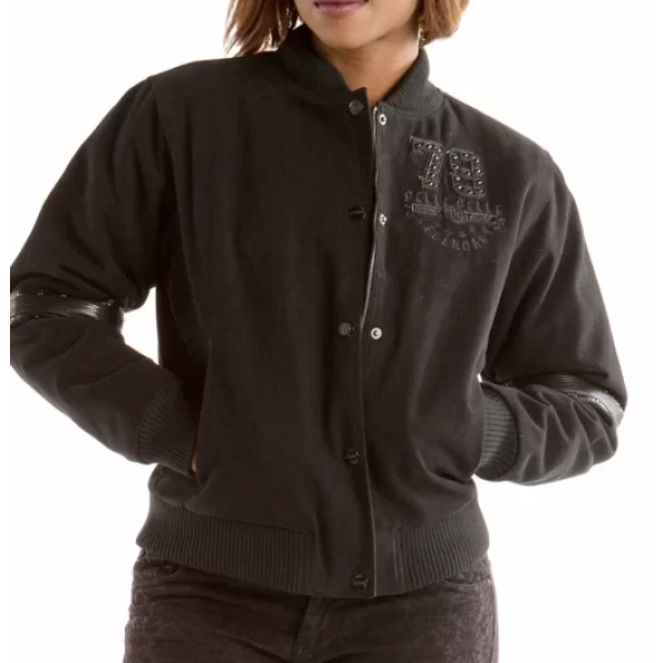 Authentic Pelle Pelle Black Women Superior Wool Jacket