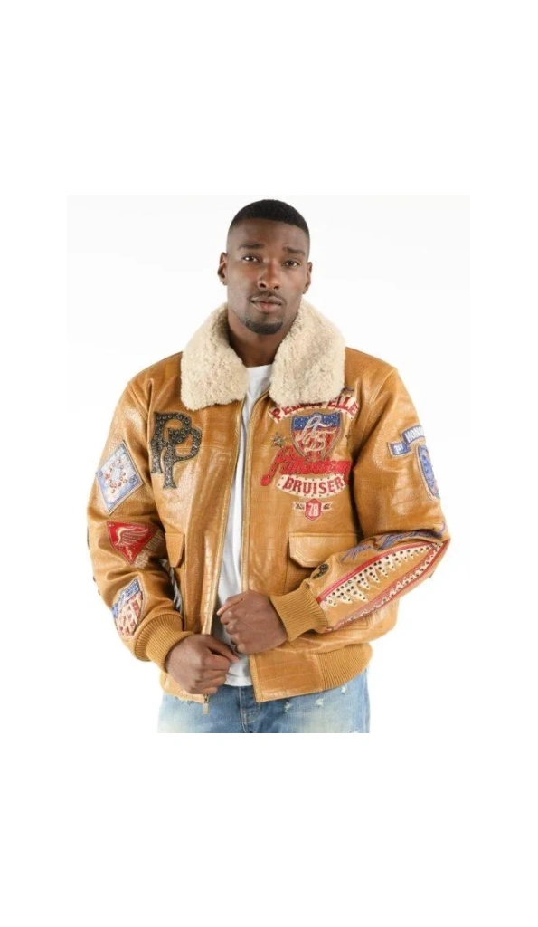 Pelle Pelle American Bruiser Leather Jacket | Mustard Jacket