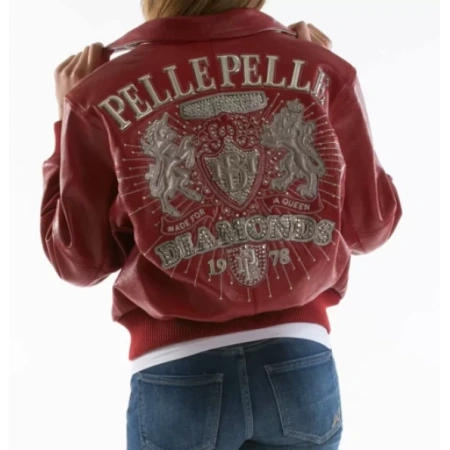 Pelle Pelle Red Diamond 1978 MB Women Leather Jacket view 2