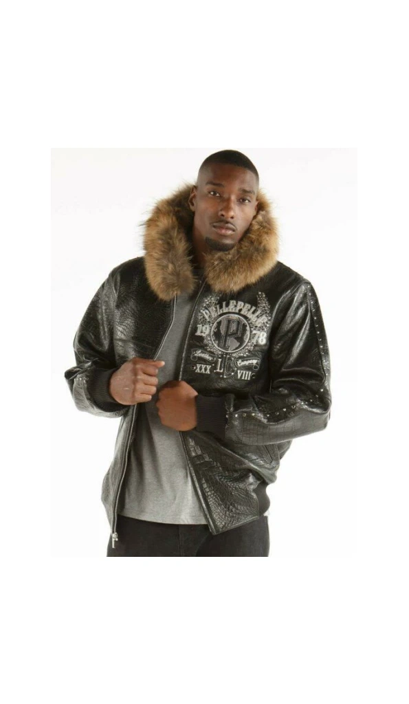 Pelle Pelle World Famous Men Black Jacket | Leather Jacket