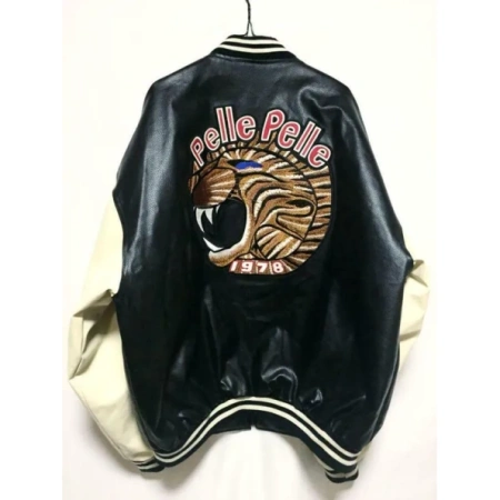 Pelle Pelle Panther 1978 Black White Jacket | Leather Jacket view 2