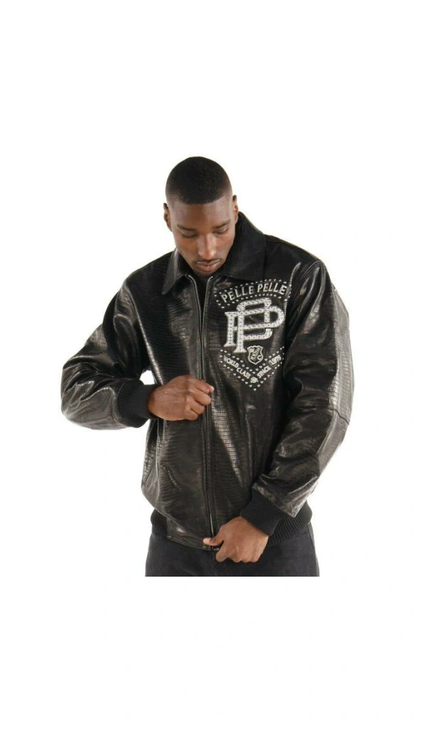 Pelle Pelle Elite Series Men Black Jacket | Leather Jacket