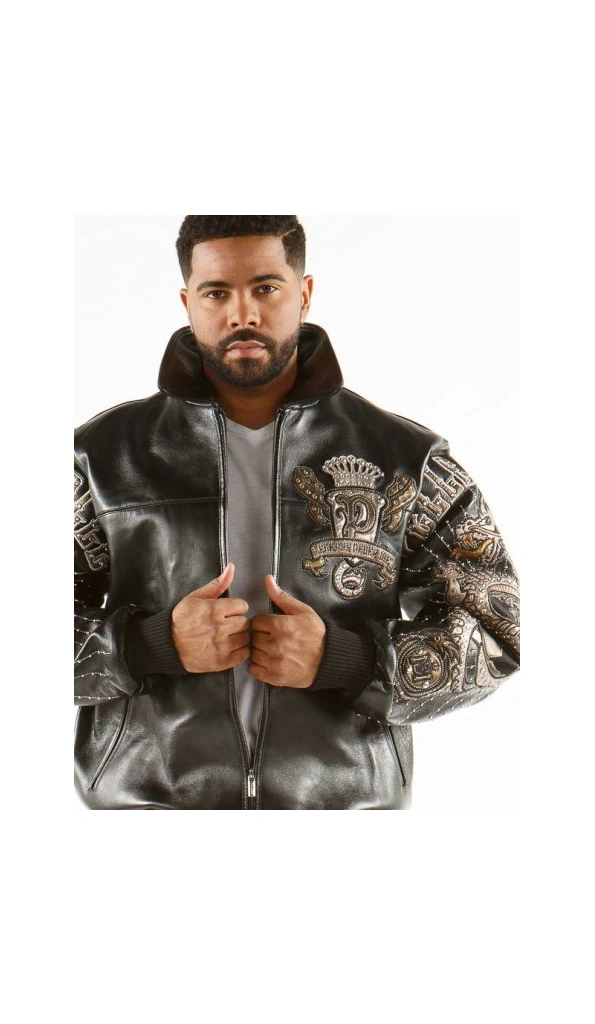 Pelle Pelle Black Independent Leather Jacket | Men Jacket