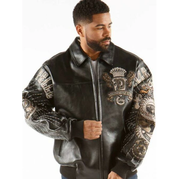 Pelle Pelle Black Independent Leather Jacket | Men Jacket view 2