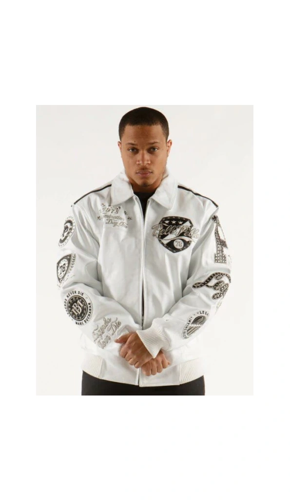 Pelle Pelle Legacy Series White Men Jacket | Leather Jacket