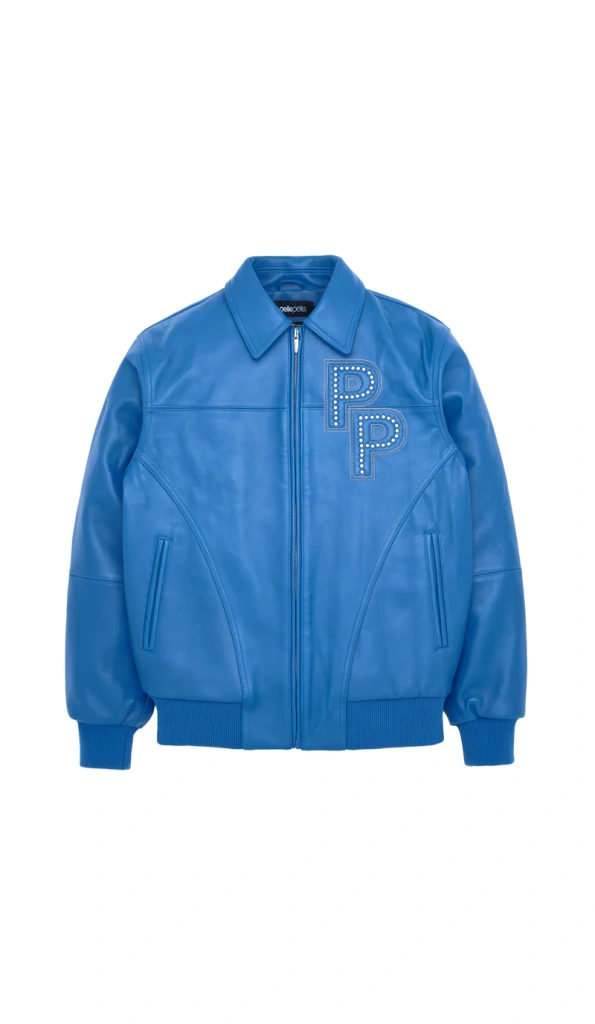 Pelle Pelle Blue Plush Leather Jacket | Men & Women