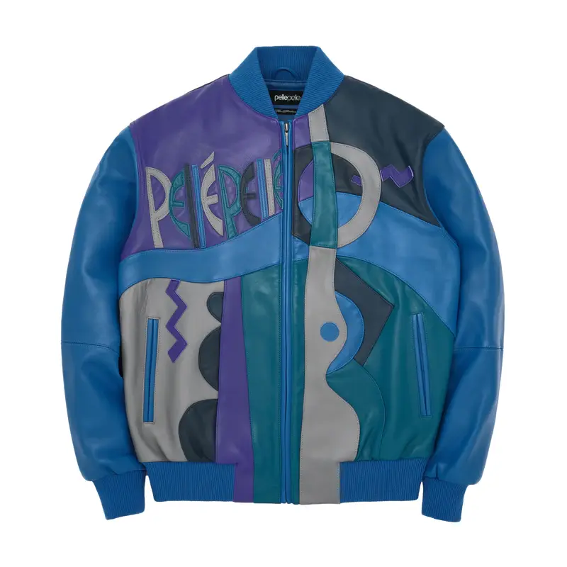 Pelle Pelle Blue Picasso Leather Jacket | Men & Women
