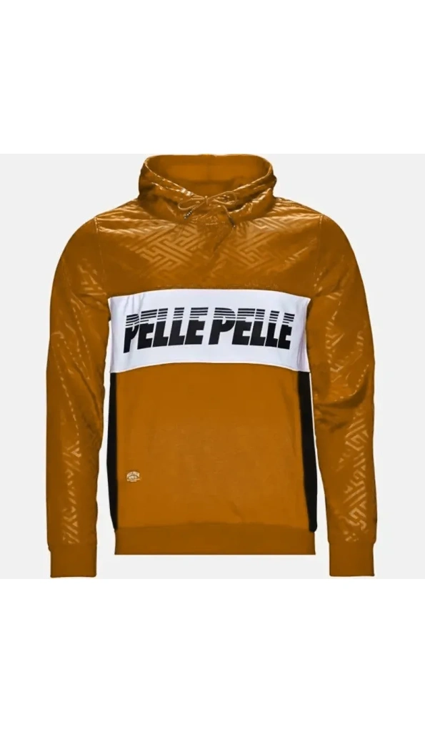 Pelle Pelle Men And Women Mustard Hoodie