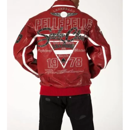 Pelle Pelle Red Soda Club 1978 Jacket | Leather Jacket view 2