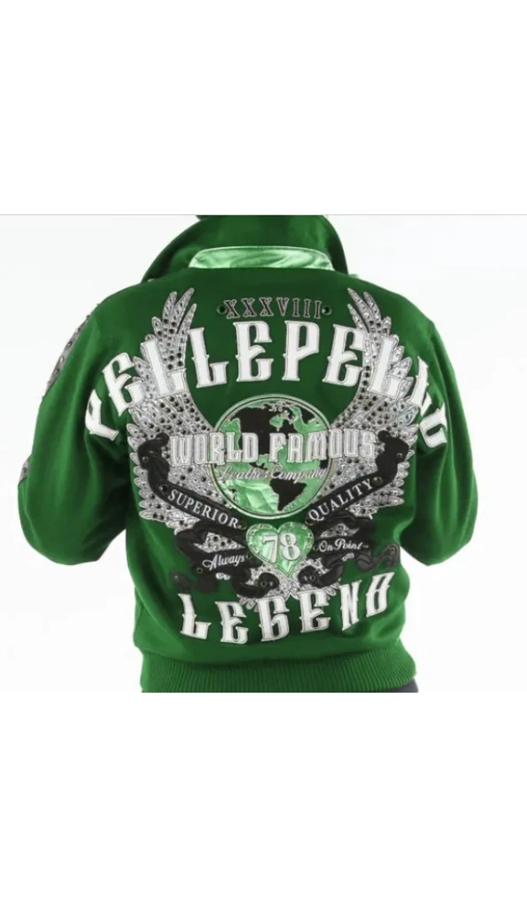 Pelle Pelle World Famous Legend Green Jacket | Wool Jacket