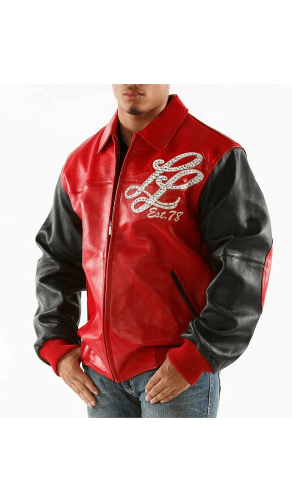 Pelle Pelle Red and Black Leather Jacket