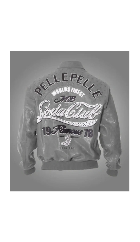 Pelle Pelle Grey Soda Club Jacket