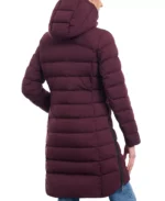 Women Hooded Puffer Long Coat