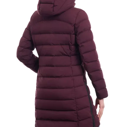 Women Hooded Puffer Long Coat