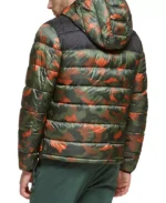 Chevron Men Hooded Puffer Jacket