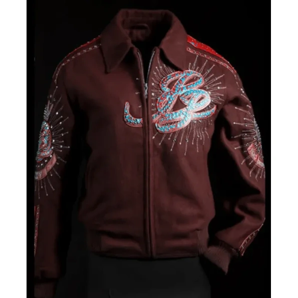 Pelle Pelle Maroon 35th Anniversary Wool Jacket