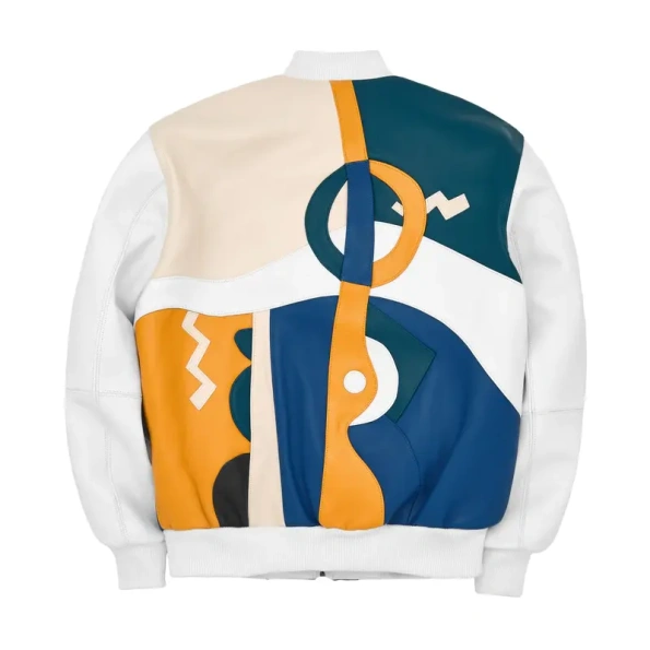 Pelle Pelle Picasso White Jacket | Plush Jacket view 3