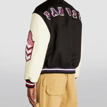 Men Larvin Eagle Varsity Wool Jacket