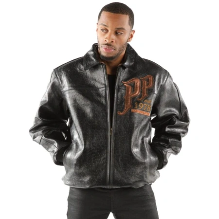 Pelle Pelle Black Leathersmith Men Jacket | Pioneer Jacket view 4