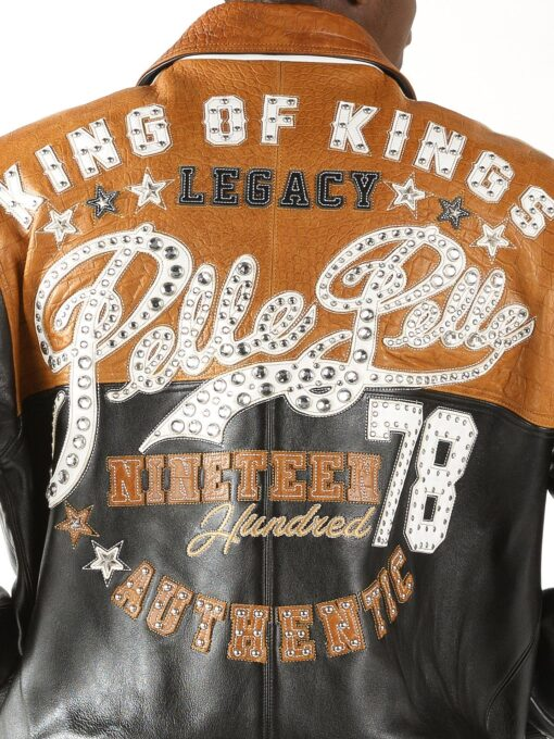 Pelle Pelle Legacy Black And Brown Jacket | Leather Jacket view 3