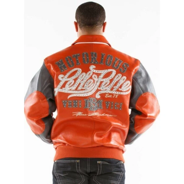 Pelle Pelle Notorious Orange Leather Jacket | MB Jacket