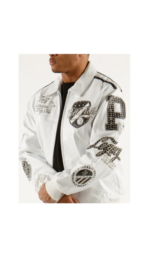 Pelle Pelle Men Legacy Series White Jacket | Leather Jacket