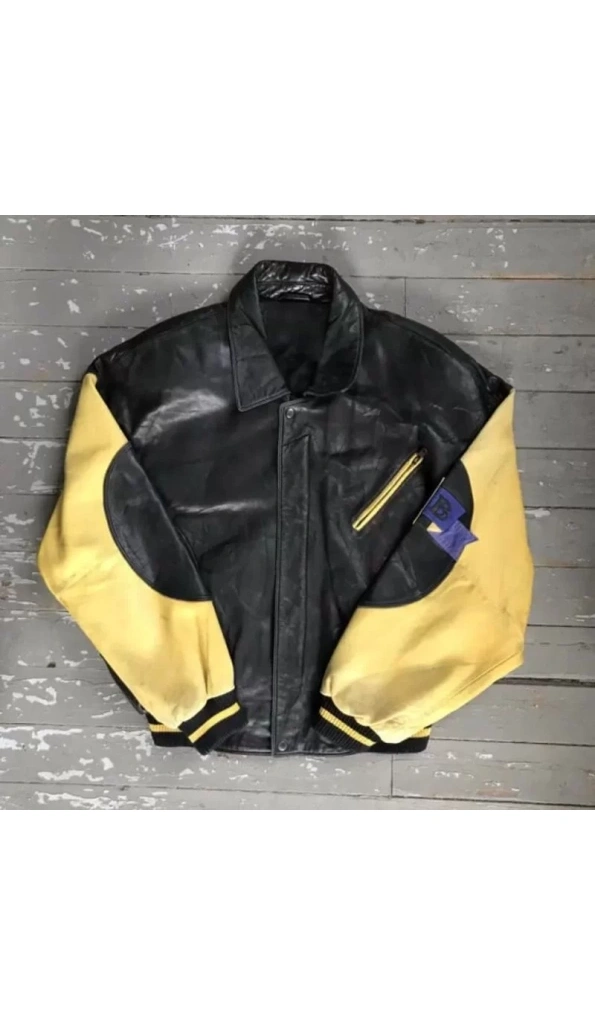 Pelle Pelle Yellow MB Star Soda Club Jacket | Leather Jacket