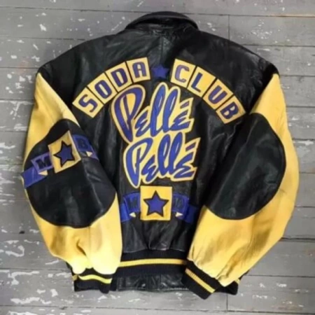Pelle Pelle Men Soda Club MB Leather Jacket | Varisty Jacket view 2