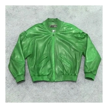 Pelle Pelle Green MB Leather Jacket | Men & Women view 2