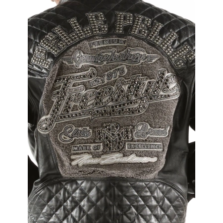 Pelle Pelle Men Freestyle MB Leather Jacket | Black Jacket view 3