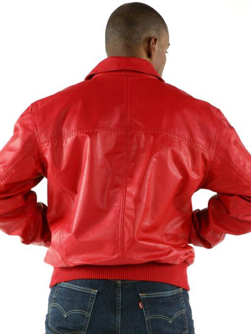 Pelle Pelle Men Red Soft Leather Jacket