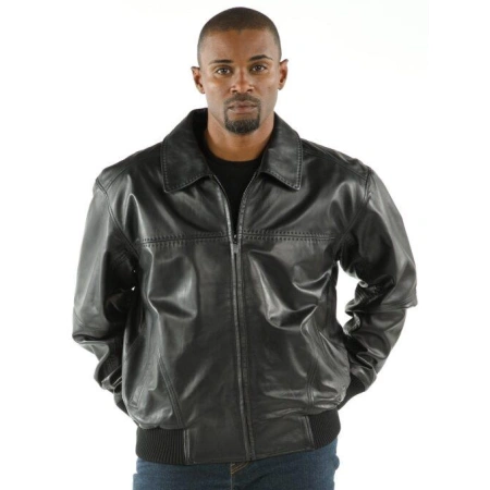Pelle Pelle Men Black Soft Leather Jacket view 2