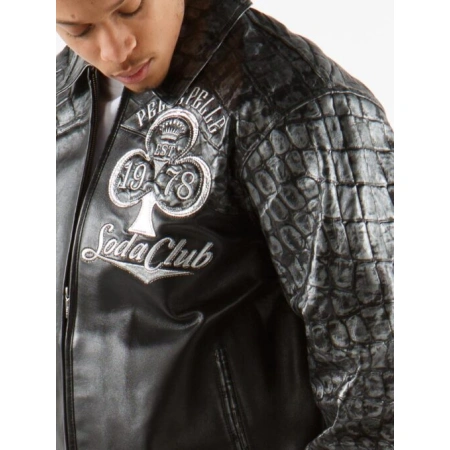 Pelle Pelle Men Black 1978 Soda Club Jacket | Leather Jacket view 3