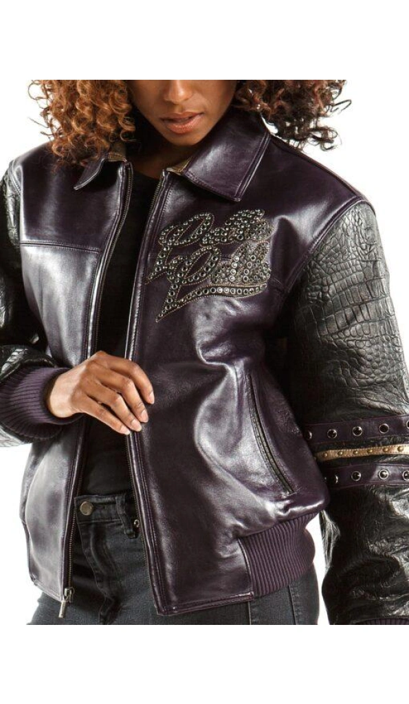 Pelle Pelle Women Purple MB Leather Jacket | The Original