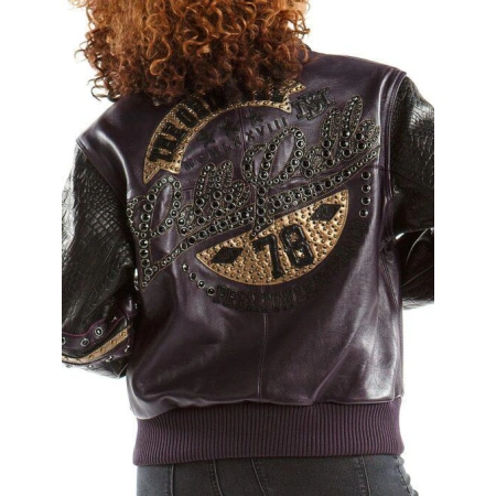 Pelle Pelle Women Purple MB Leather Jacket | The Original view 4